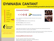 Tablet Screenshot of gymnasiacantant.cz